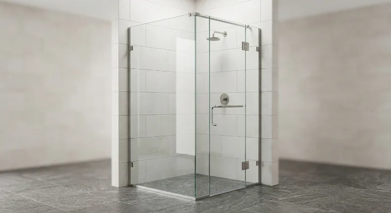 ฉากกั้นอาบน้ำกระจกเทมเปอร์ (Shower Box)